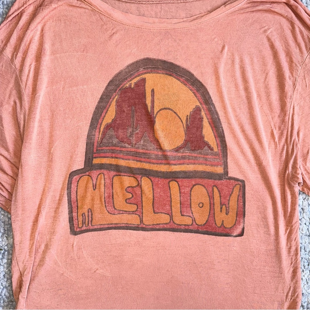 Pink Baggy Mellow T-shirt Size S - Picture 4 of 5